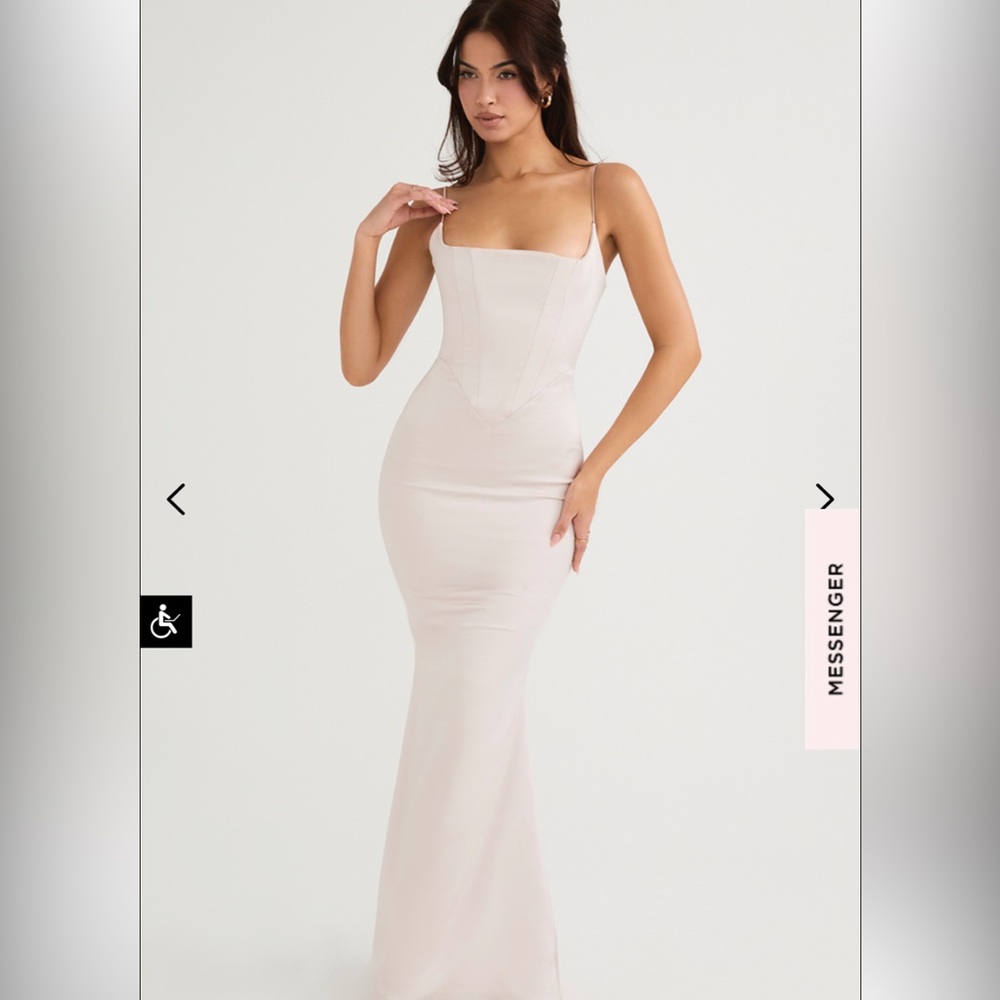 Light pink House of CB dress